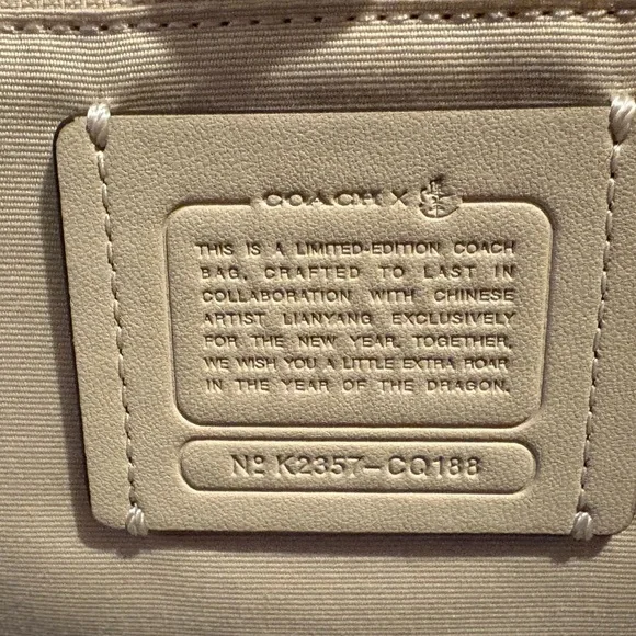 Coach Lunar New Year of the Dragon Tote *Hard to Find* Limited Edition - Picture 3 of 13